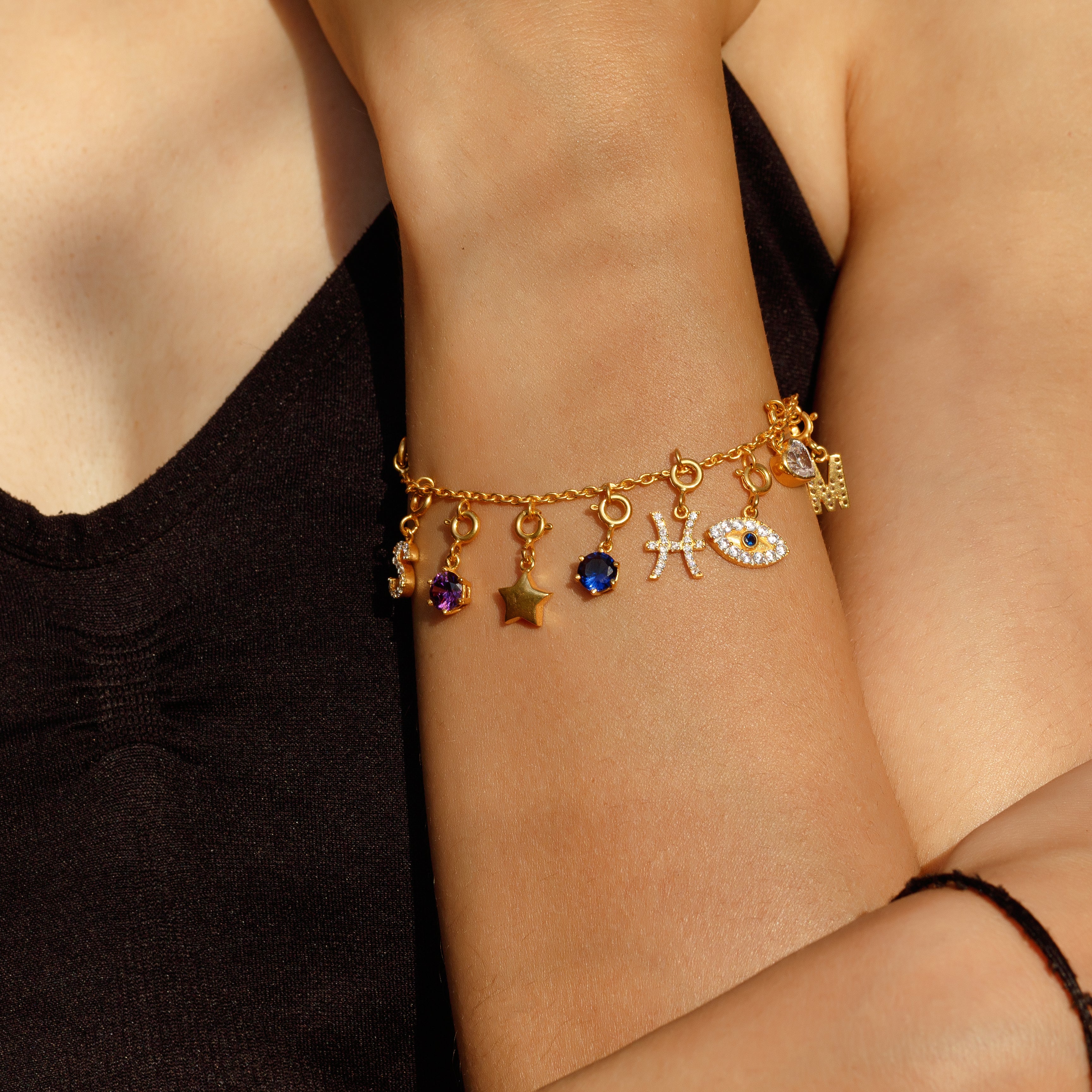 Jewelgenics Bracelet for Women and Girls | Fashion Silver Hanging Charm  Bracelets for Women and Girls