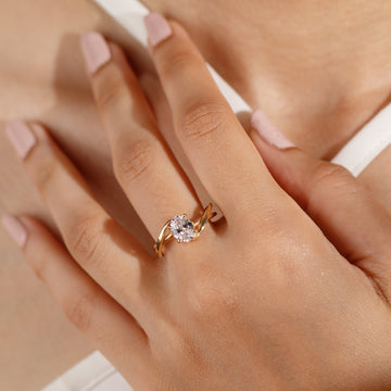 Infinity Oval Ring