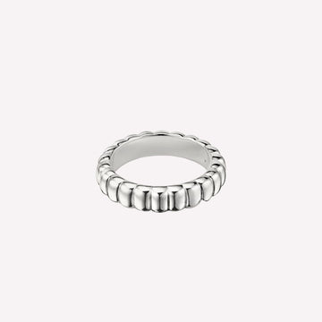 French Slim Sterling Silver Ring