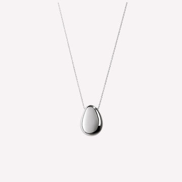 Pebble Serenity Necklace in Sterling Silver