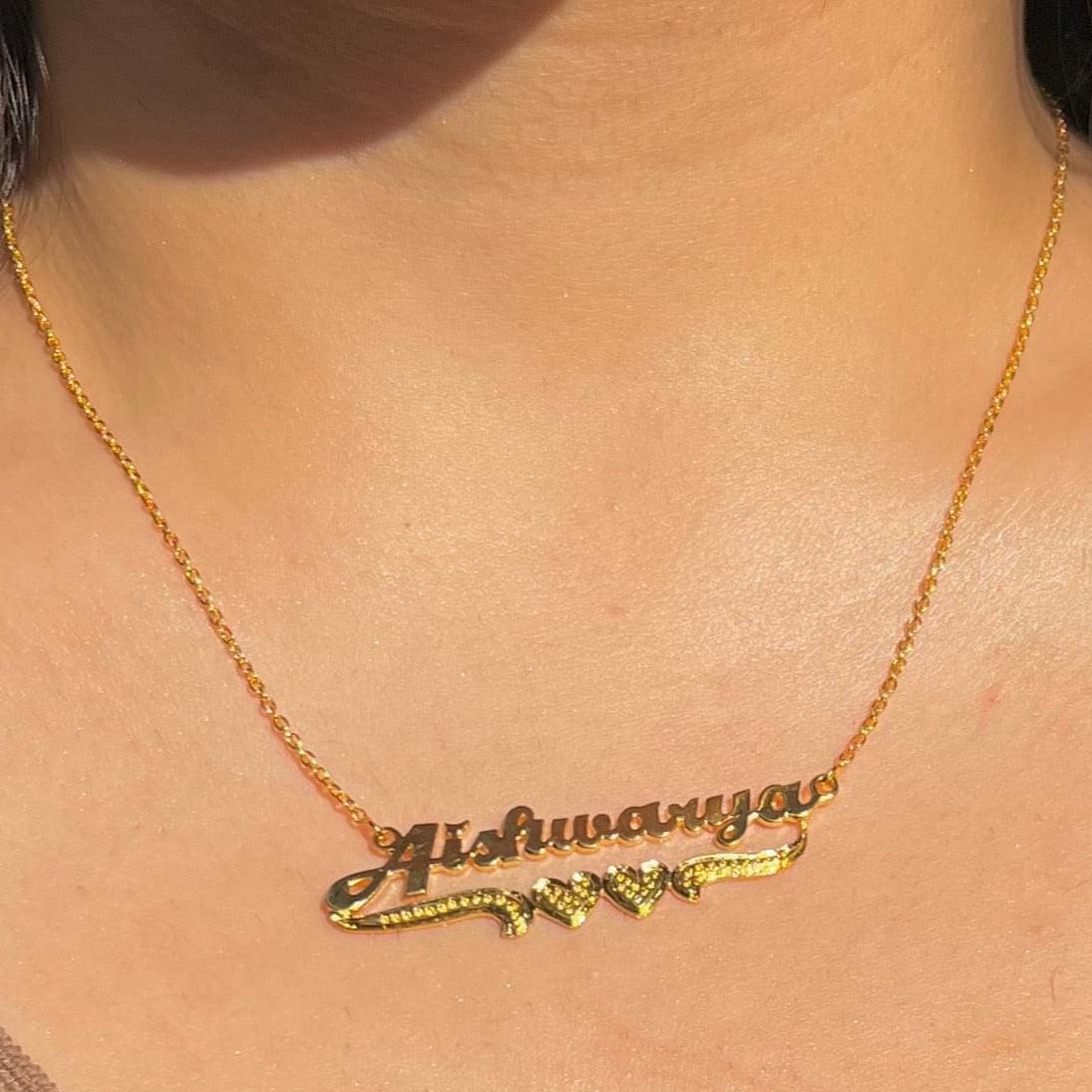 Amour Name Necklace