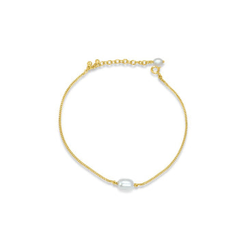 Solo Moon Pearl Bracelet
