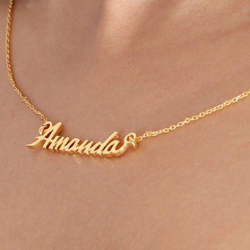 Silver South Name Necklace